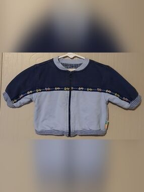 Gymboree Visiting Grandma Rainbow Tag Boys Newborn Sweater